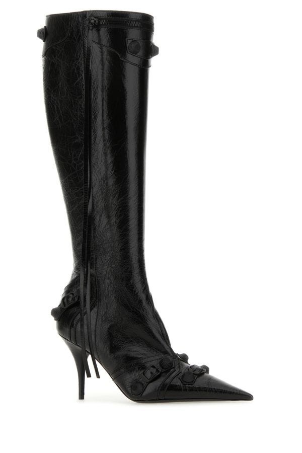 Black leather Cagole boots - 2