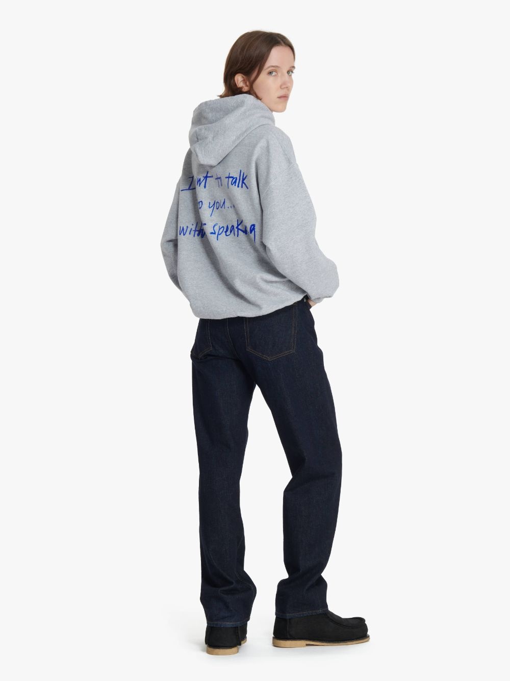 JW ANDERSON X QUEER HOODIE WITH TEXT PRINT - 6