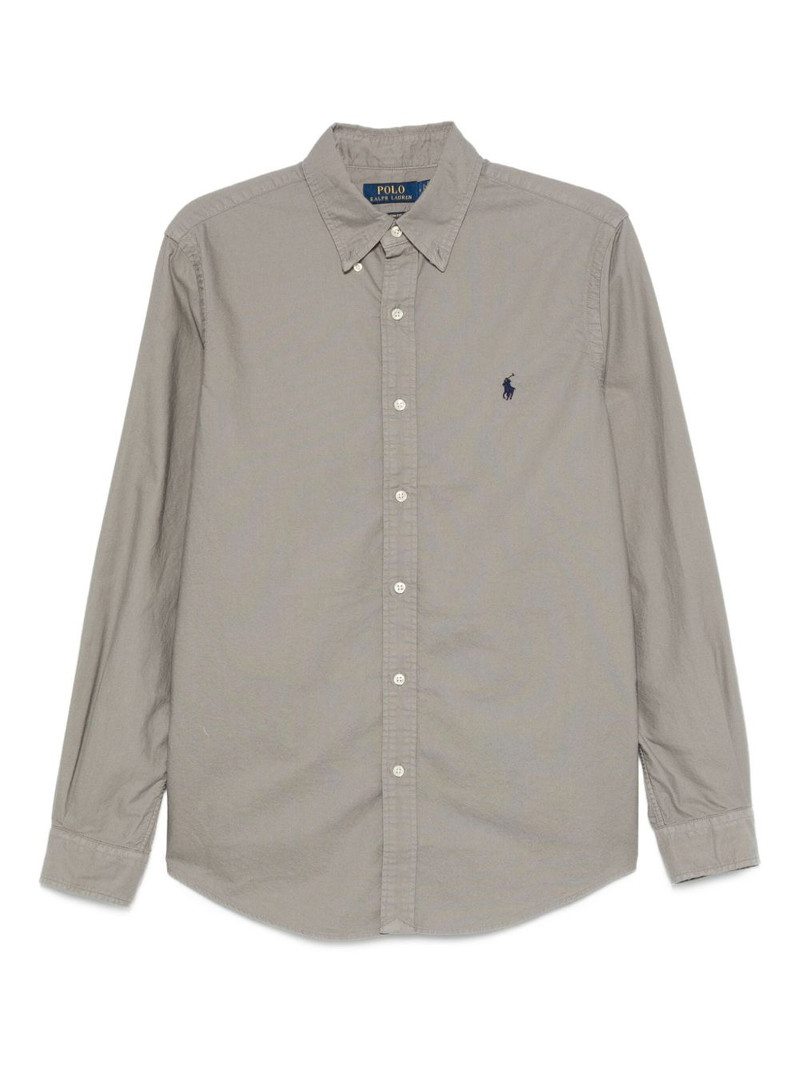 long-sleeve button-down shirt 1