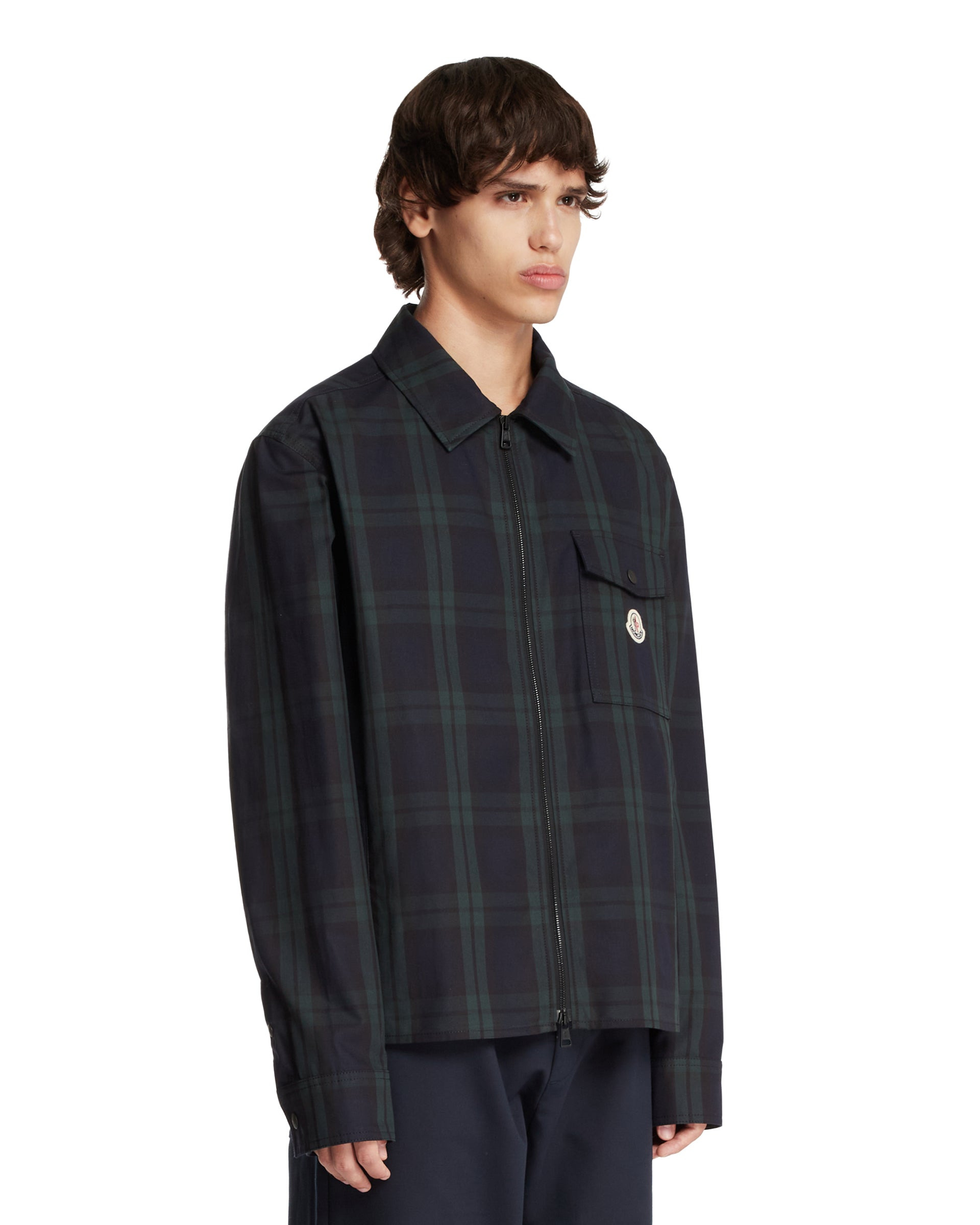 Blue Check Shirt Jacket - 4