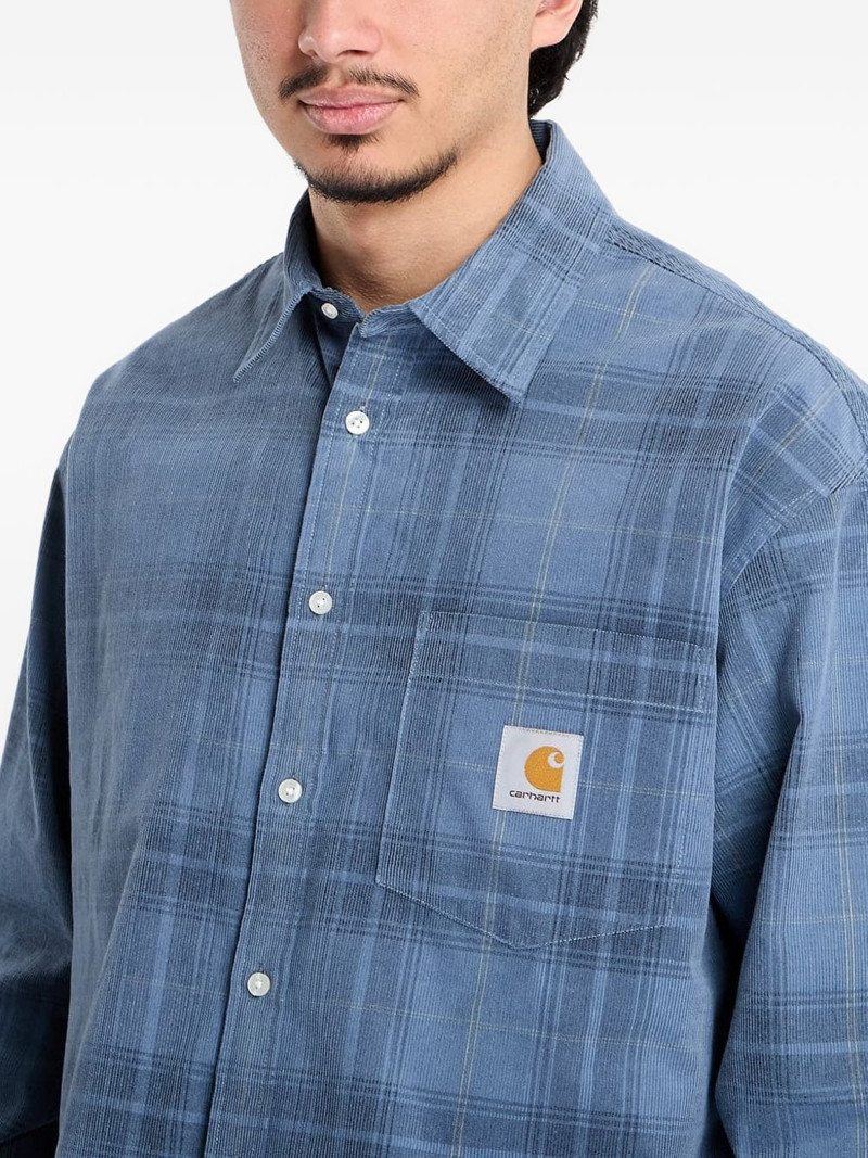 L/S Wilber plaid pocket shirt 6