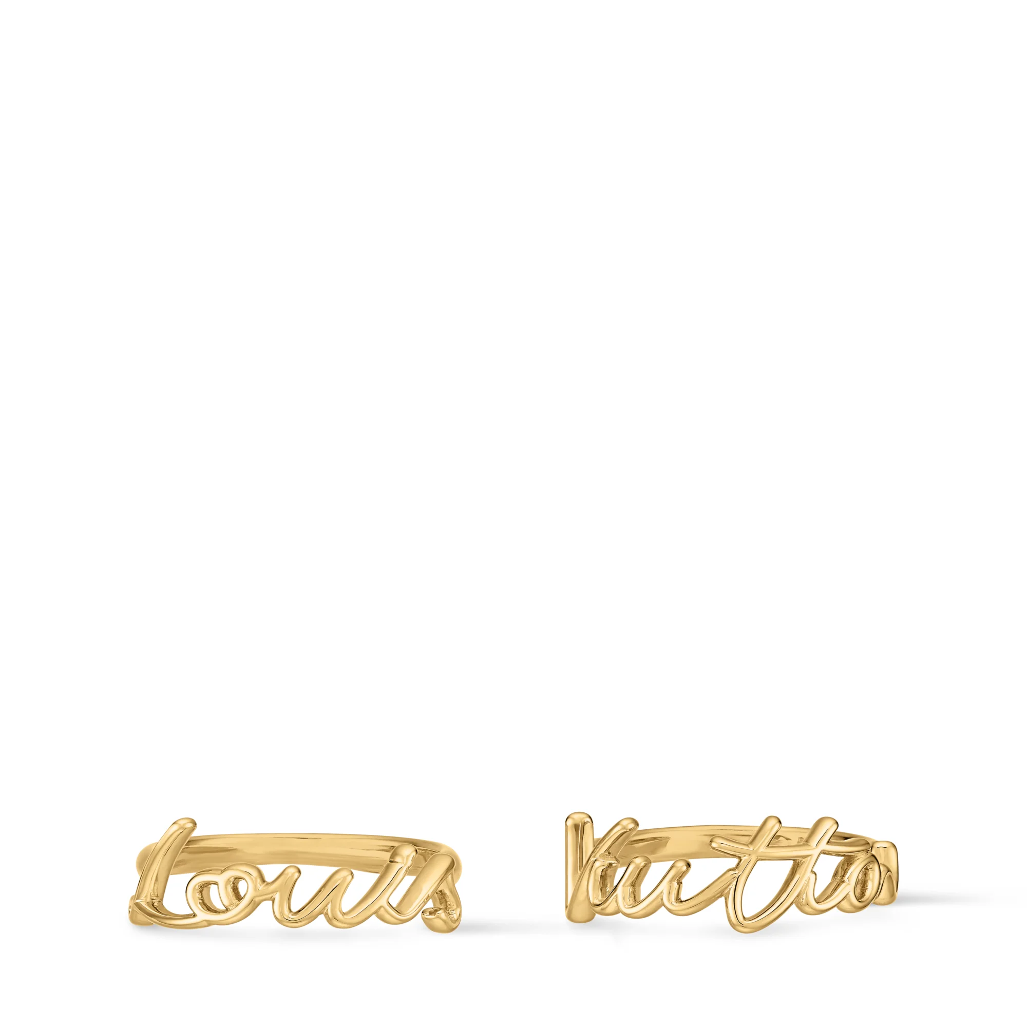 LV Script Ring Set - 1