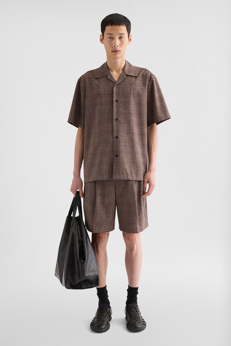 Jil Sander Flamé Wool Blend Shorts outlook