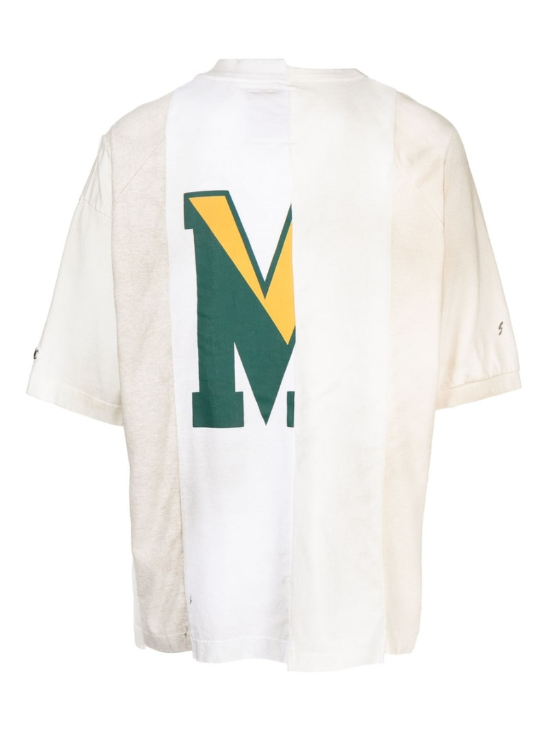 Maison MIHARAYASUHIRO graphic-print panelled T-shirt outlook