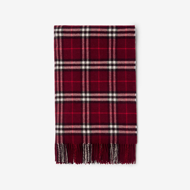 Check Cashmere Blanket 1