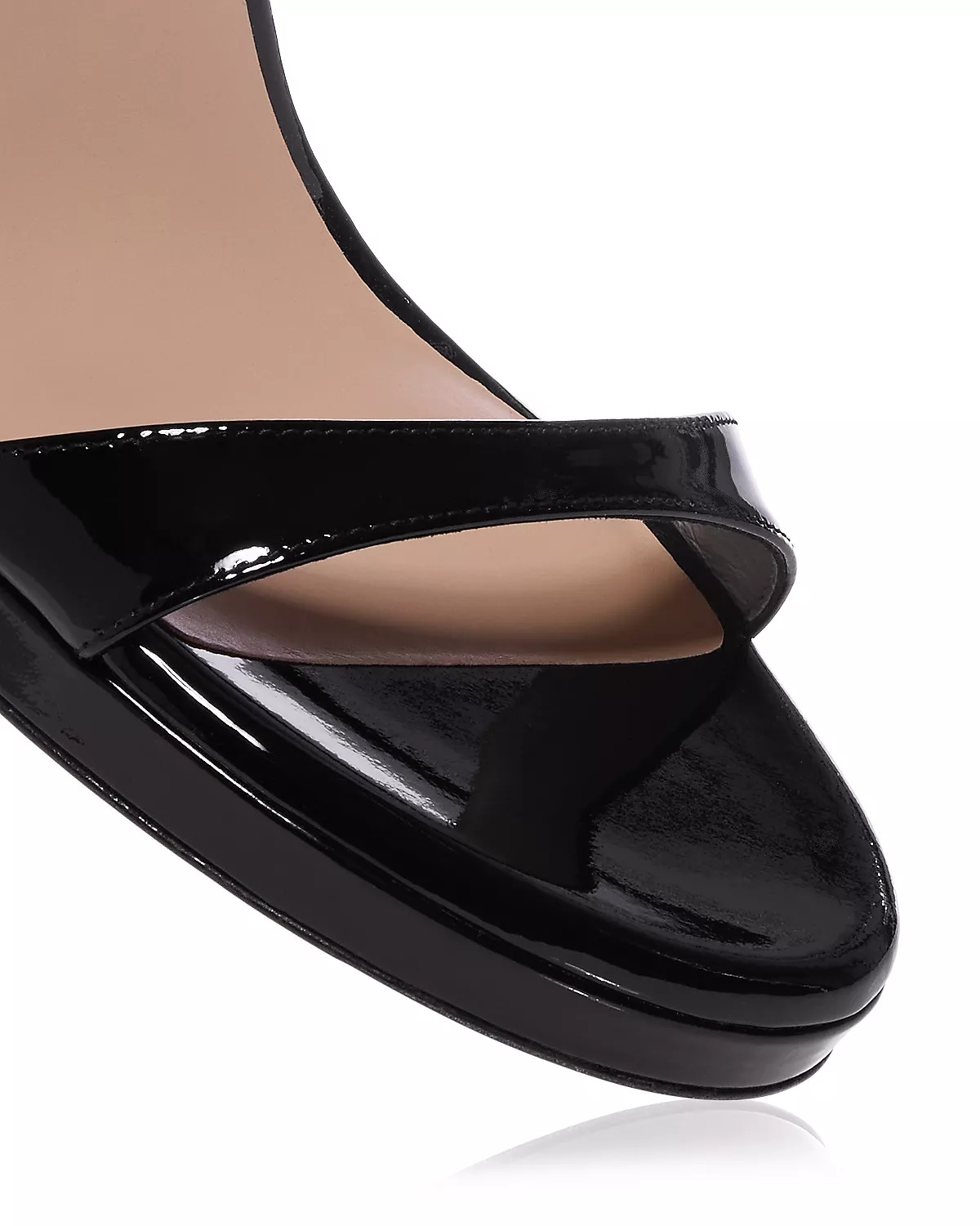 Women's Nudist Platform Sandals - 5