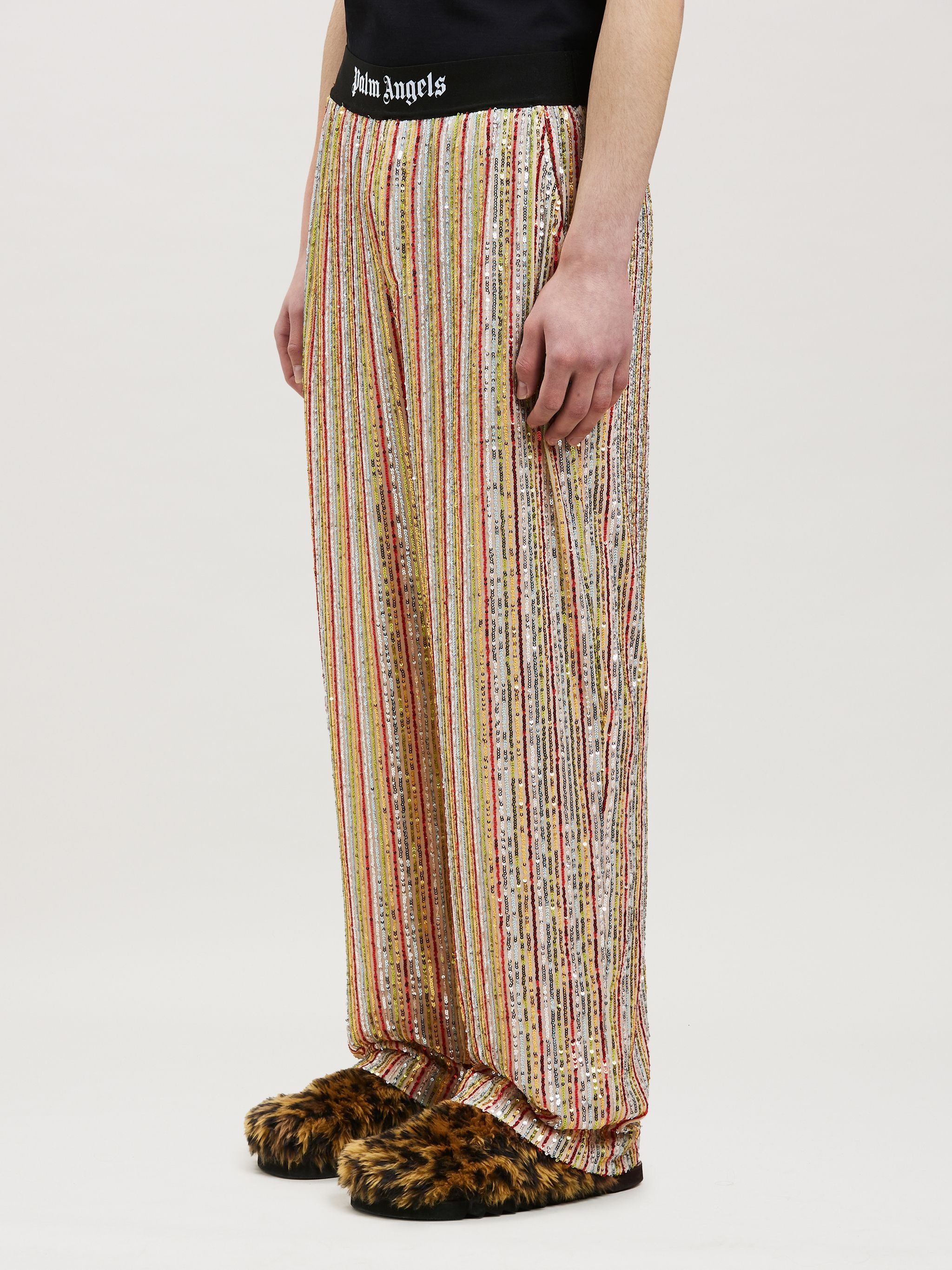 RAINBOW SEQUINS PAJAMA PANTS - 4
