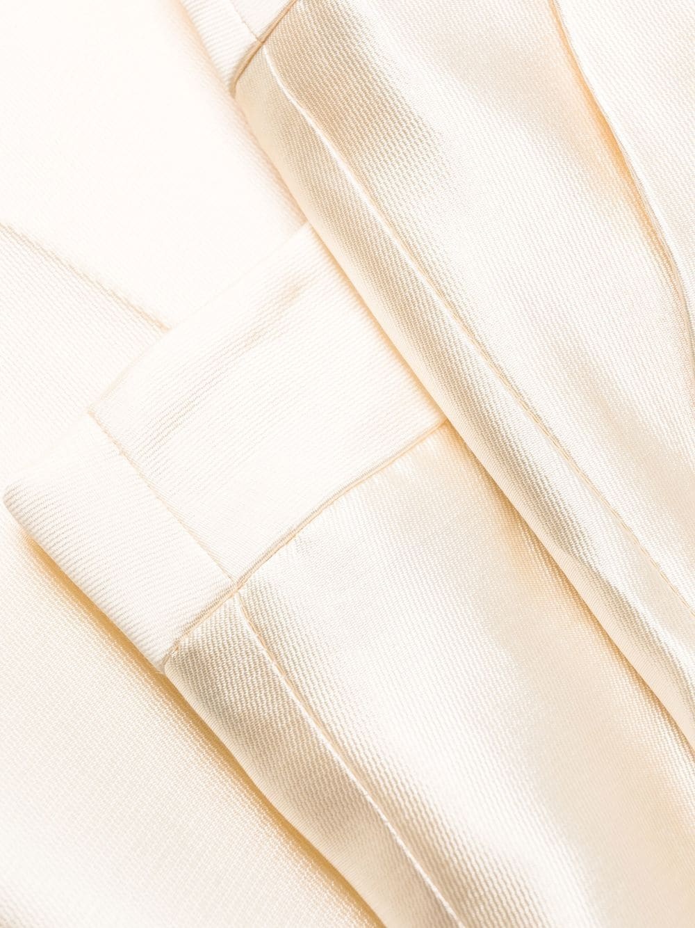 straight-leg silk trousers - 7