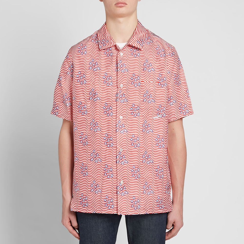 Alexander Wang Flag Print Dragon Shirt - 3