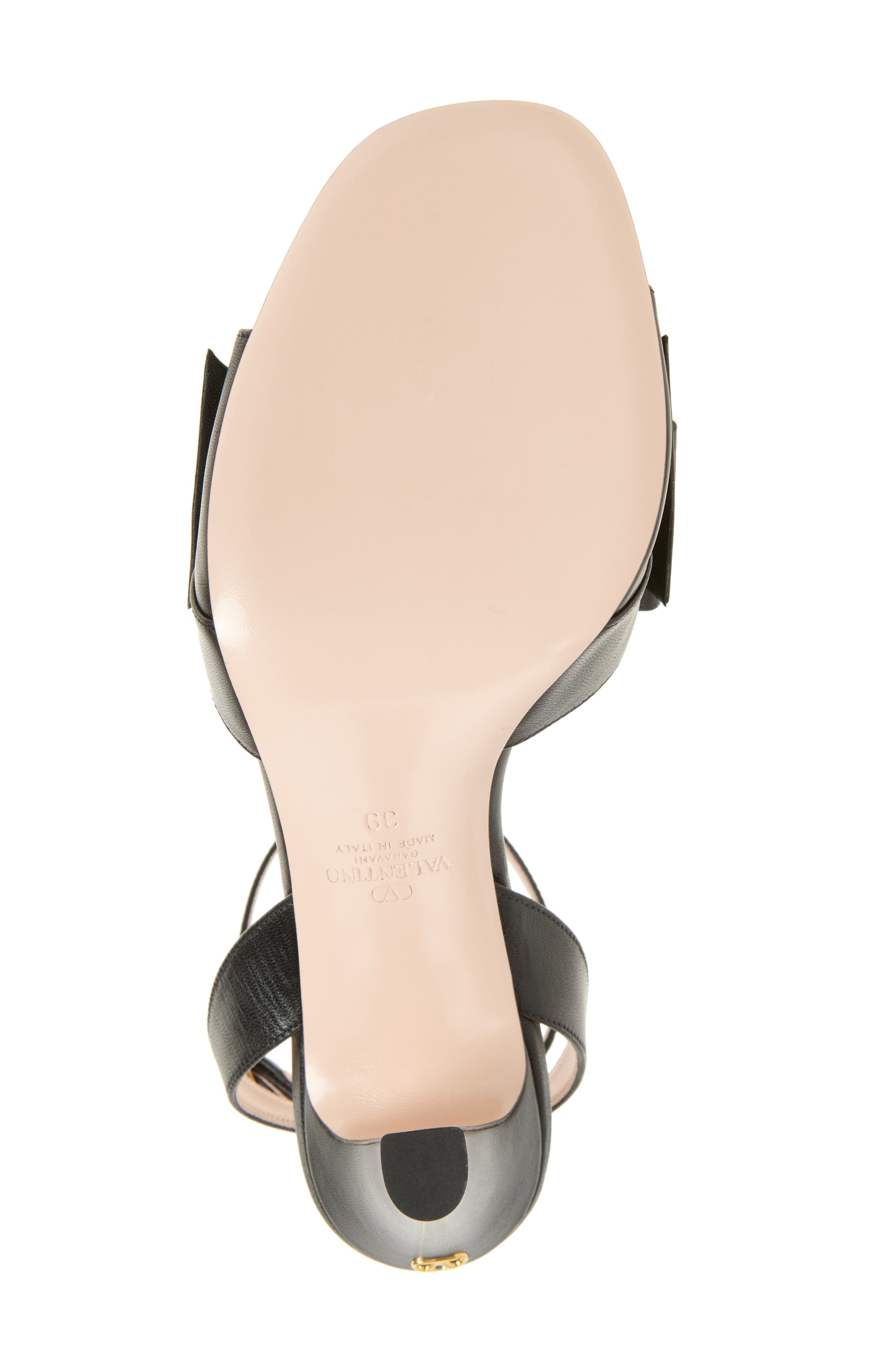 Valentino Garavani Bowow Ankle Strap Sandal in Black at Nordstrom - 7