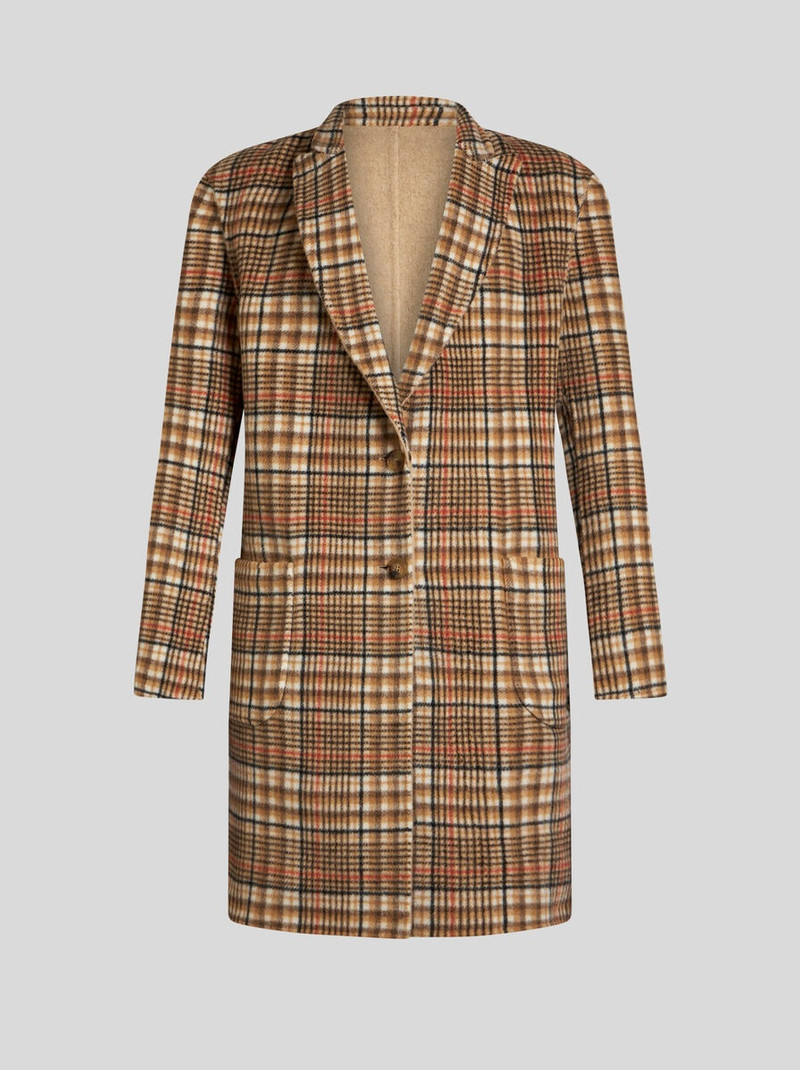 REVERSIBLE WOOL COAT - 1