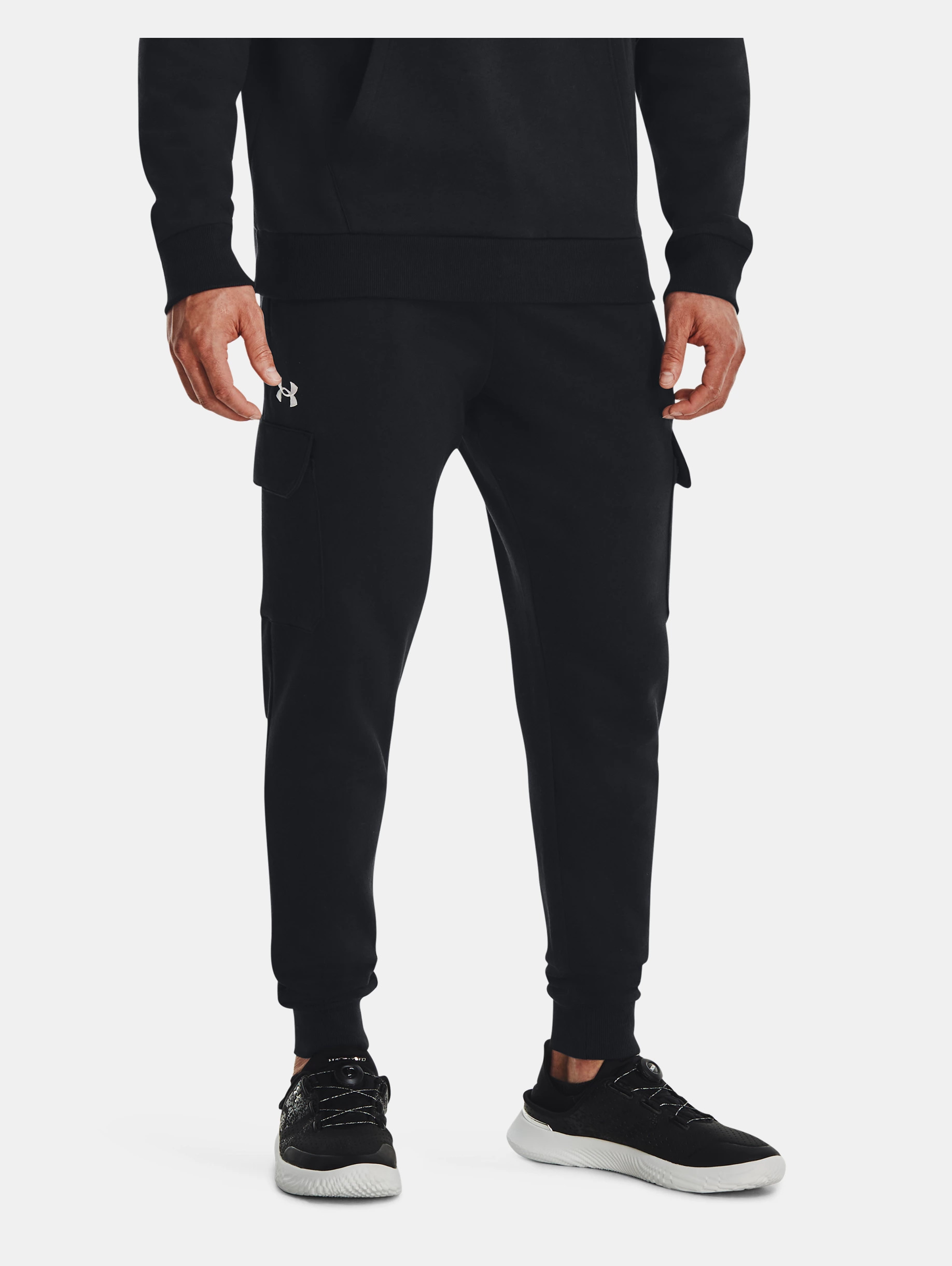 Men's UA Rival Fleece Cargo Joggers - 2