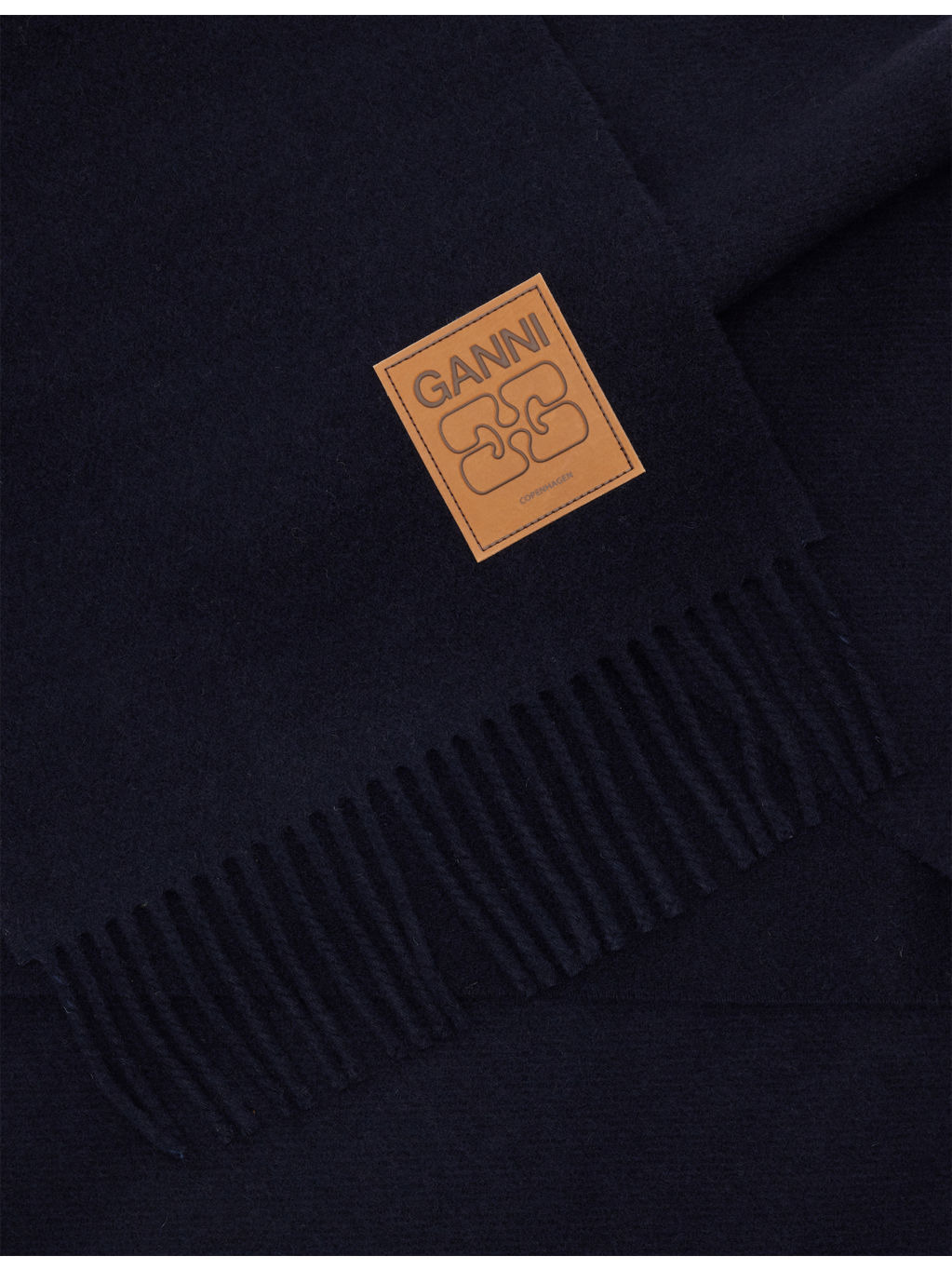 Brand-Patch Wool Scarf - 3