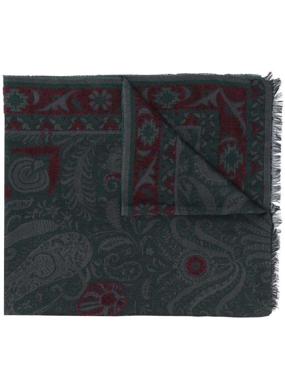 long jacquard scarf - 1