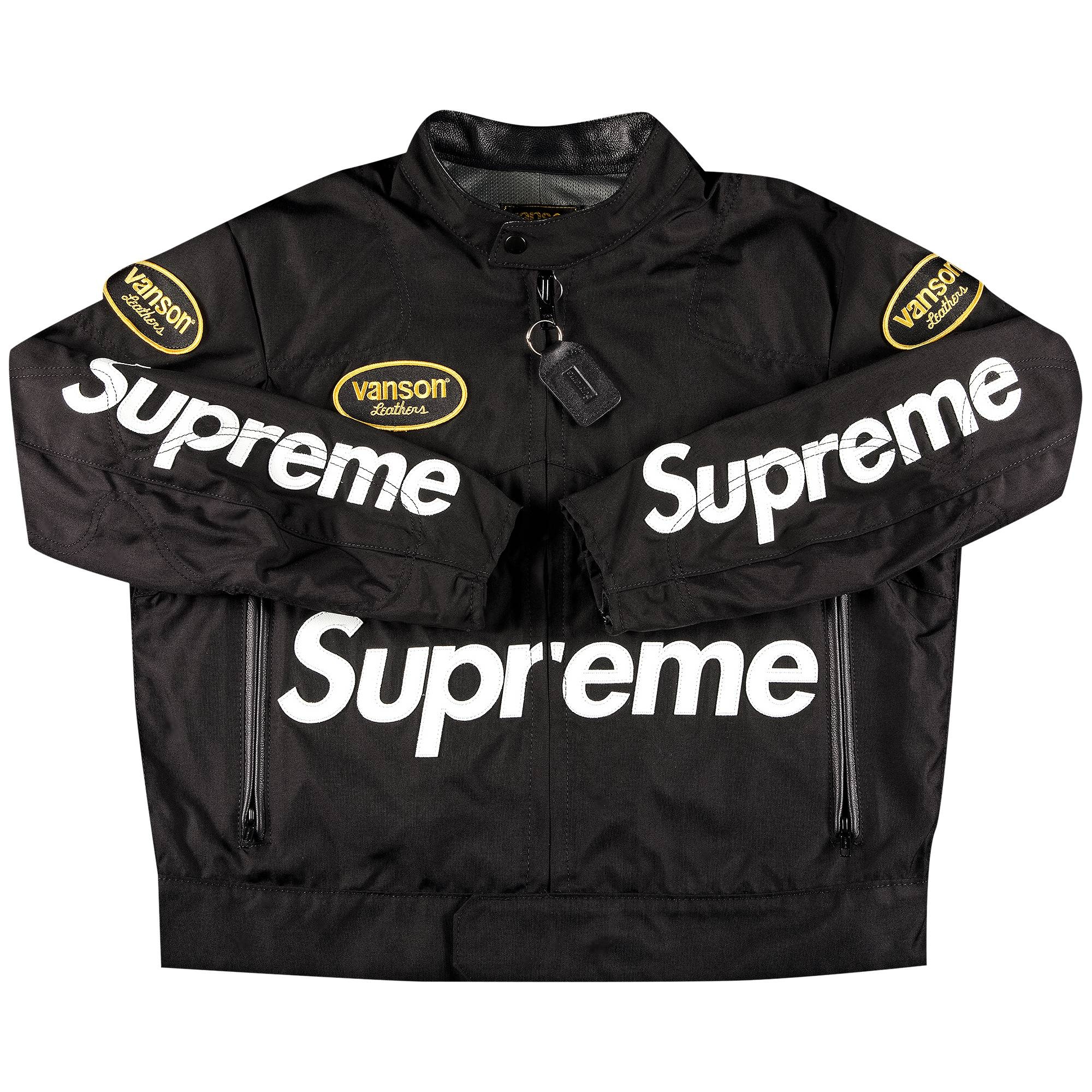 Supreme x Vanson Leathers Cordura Jacket 'Black' - 1