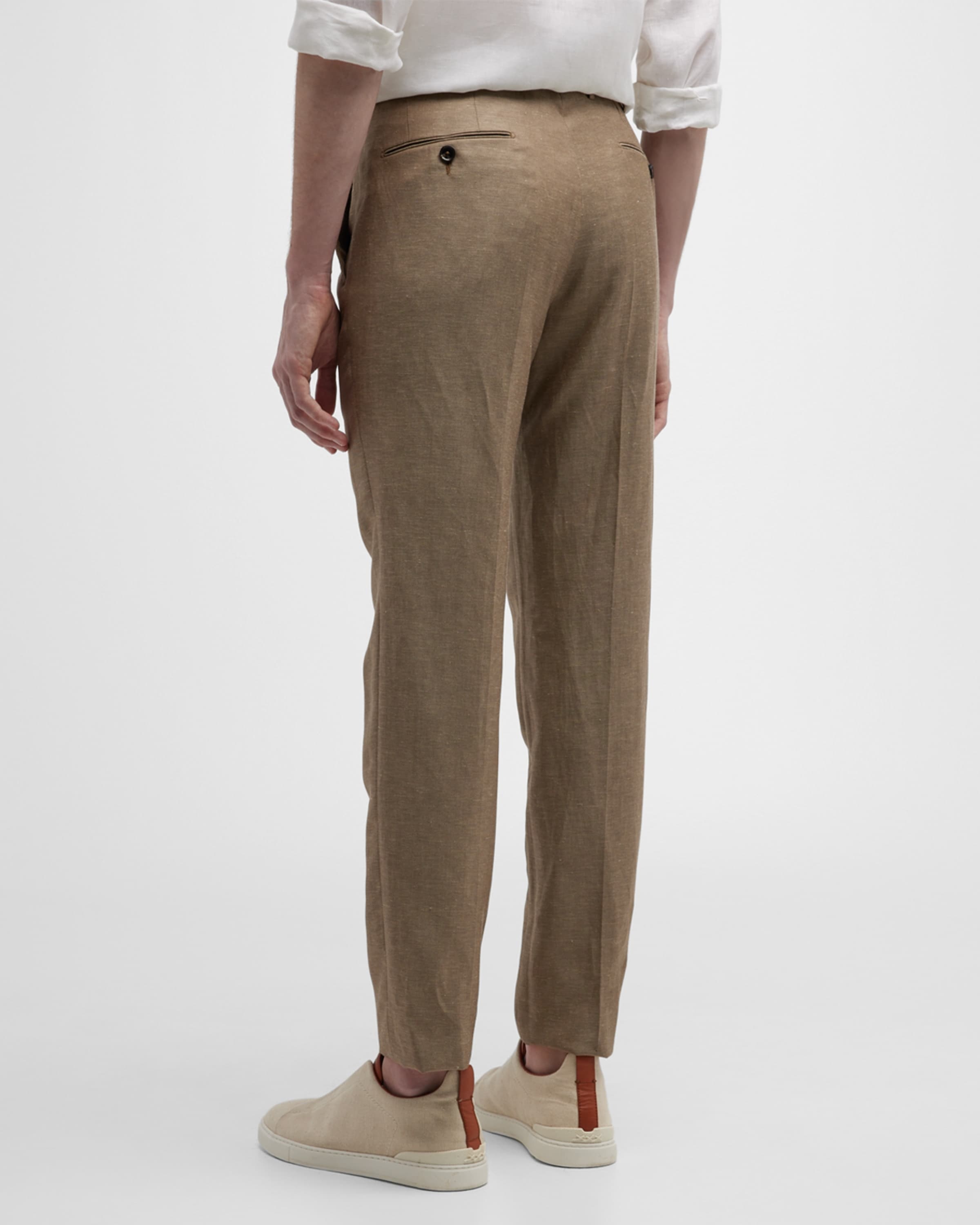 Men's Wool-Linen Twill Pants - 3
