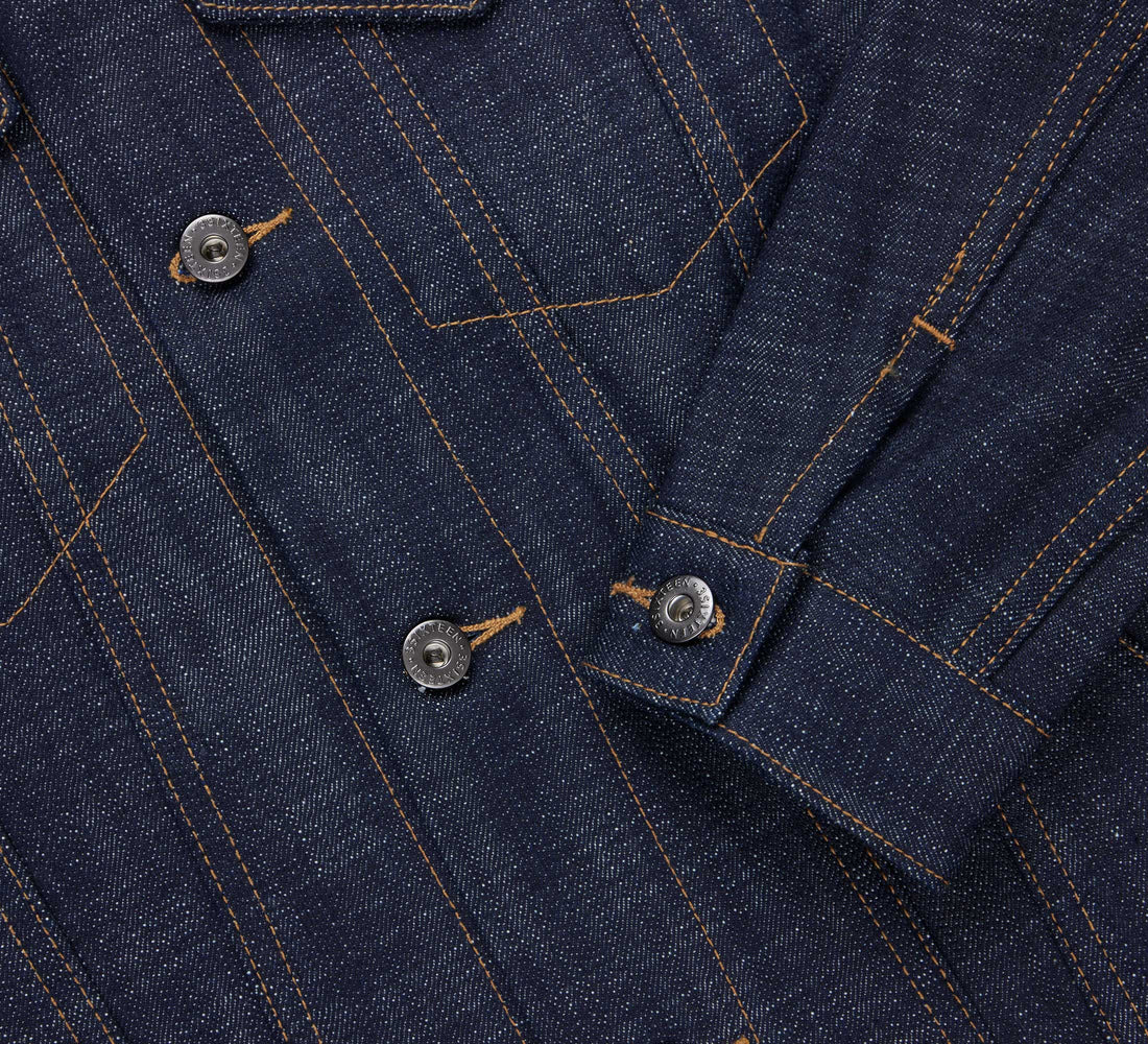 Type 3s Denim Jacket - Natural Indigo Selvedge - 4