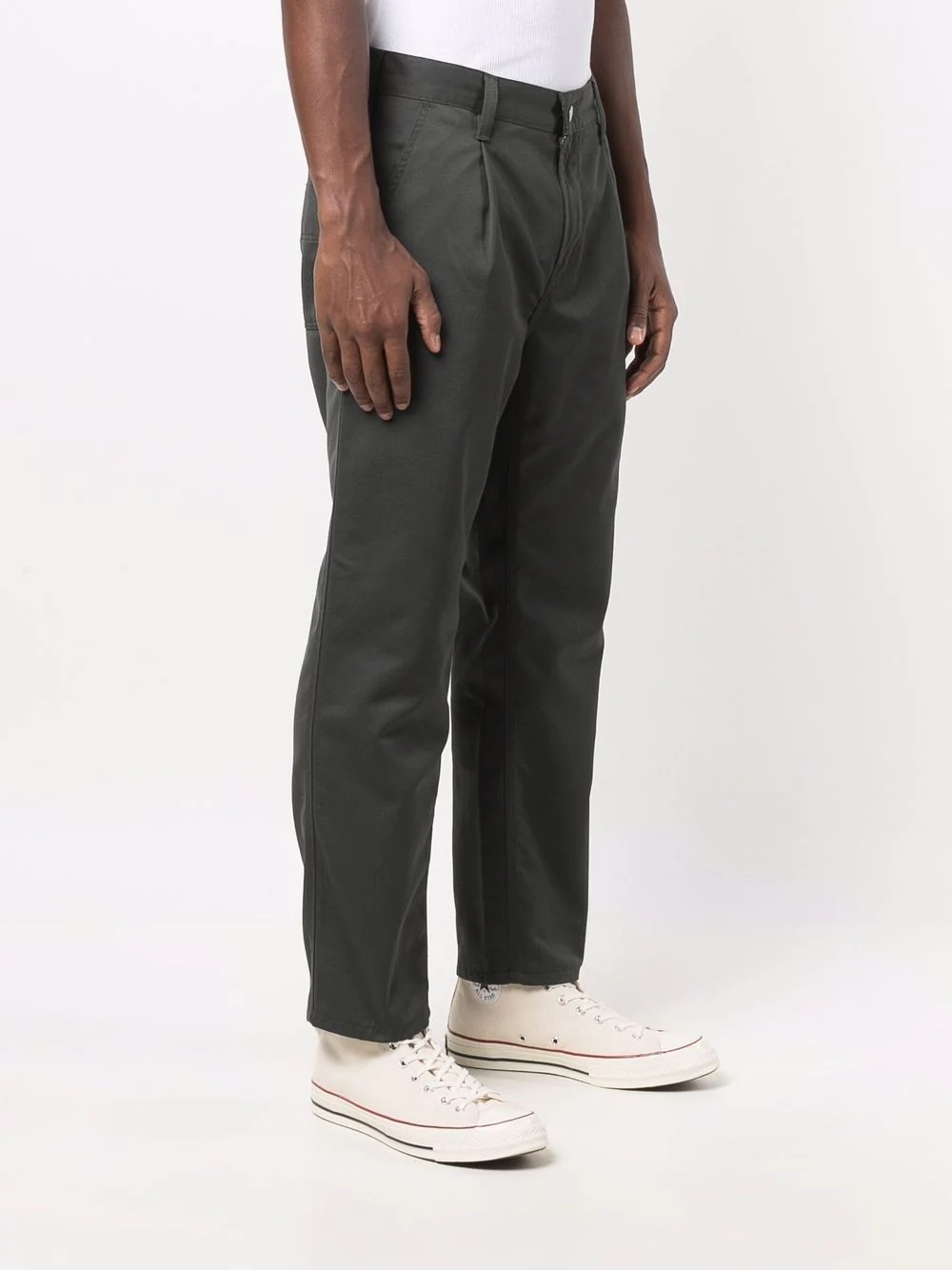 straight leg chino trousers - 3