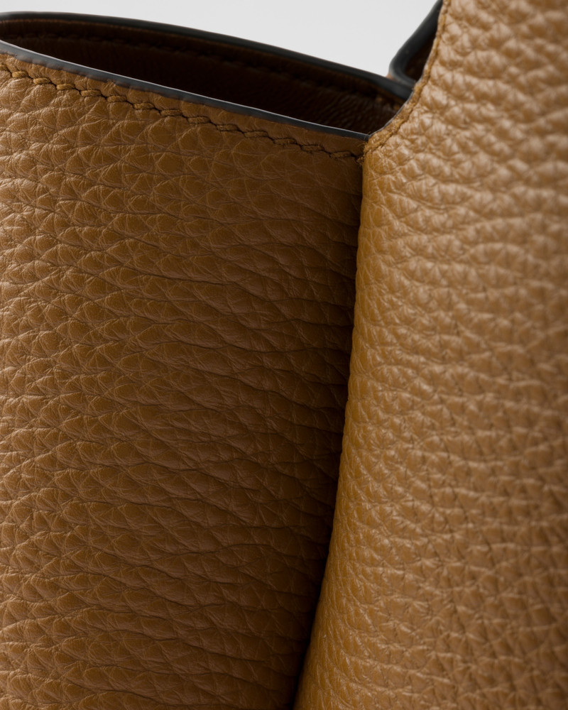 Small leather tote bag 6