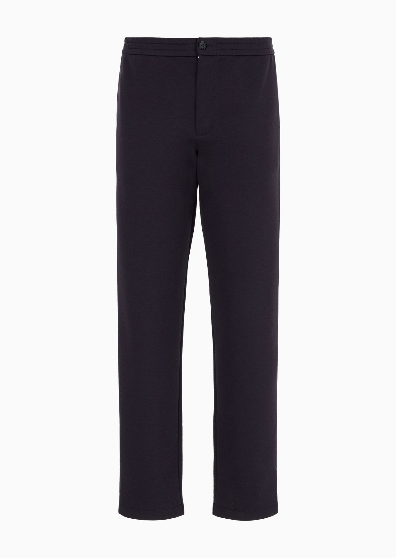 Cotton double-jersey trousers - 1