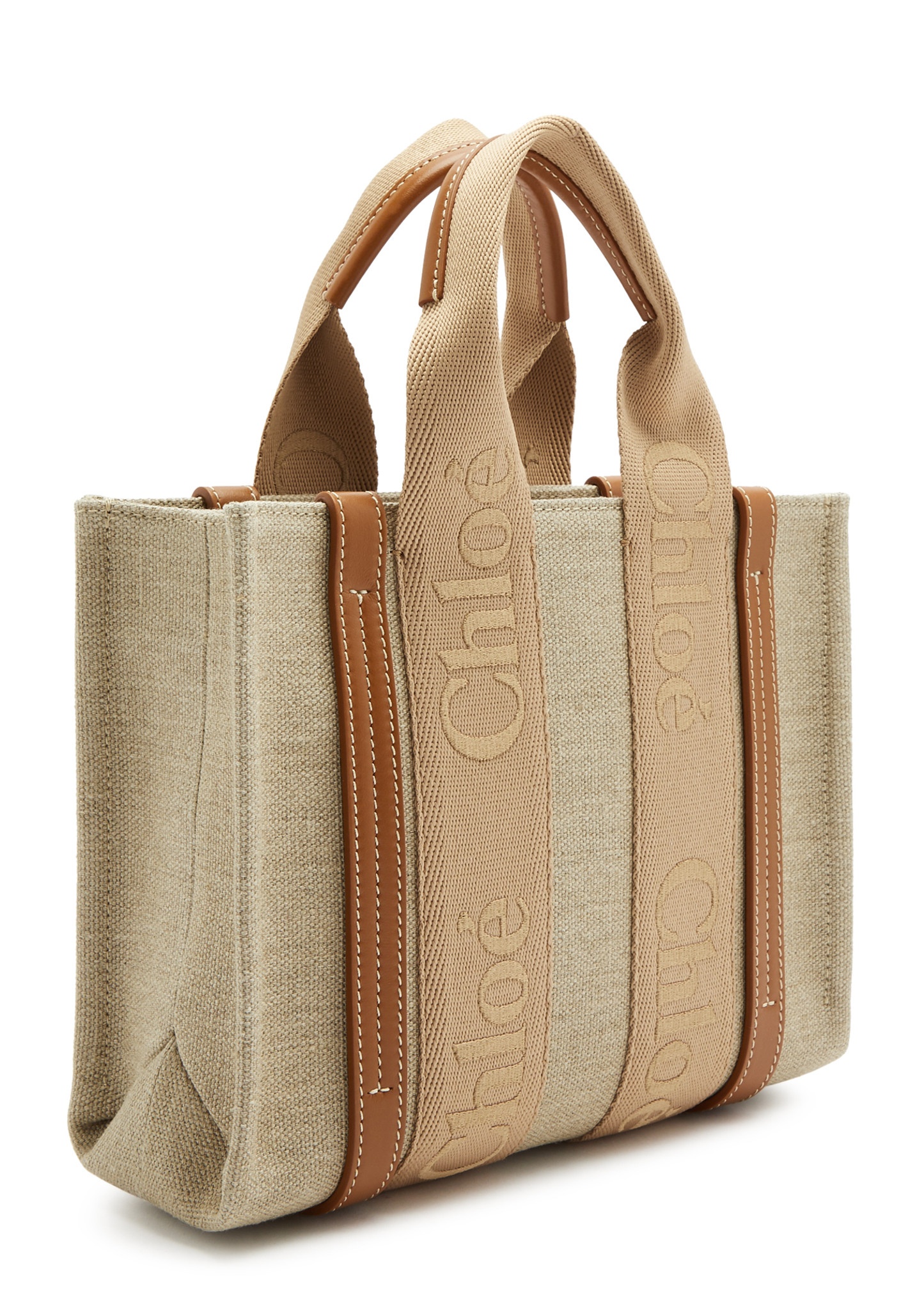 Woody small canvas tote - 2