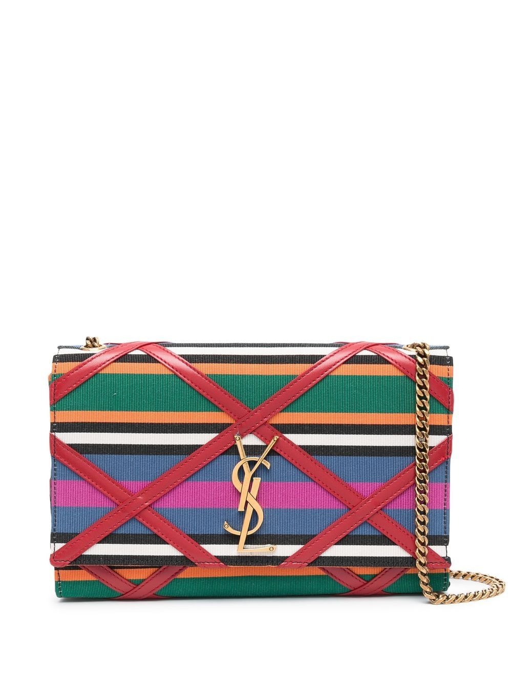 Le Monogramme striped shoulder bag - 1