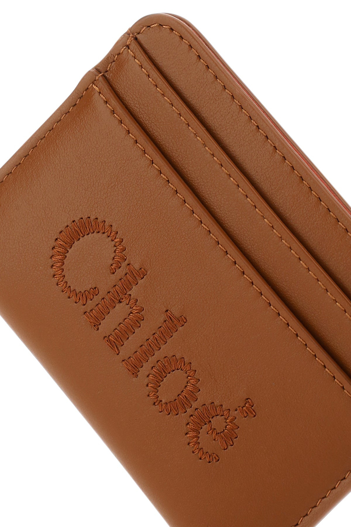 Caramel leather card holder - 4