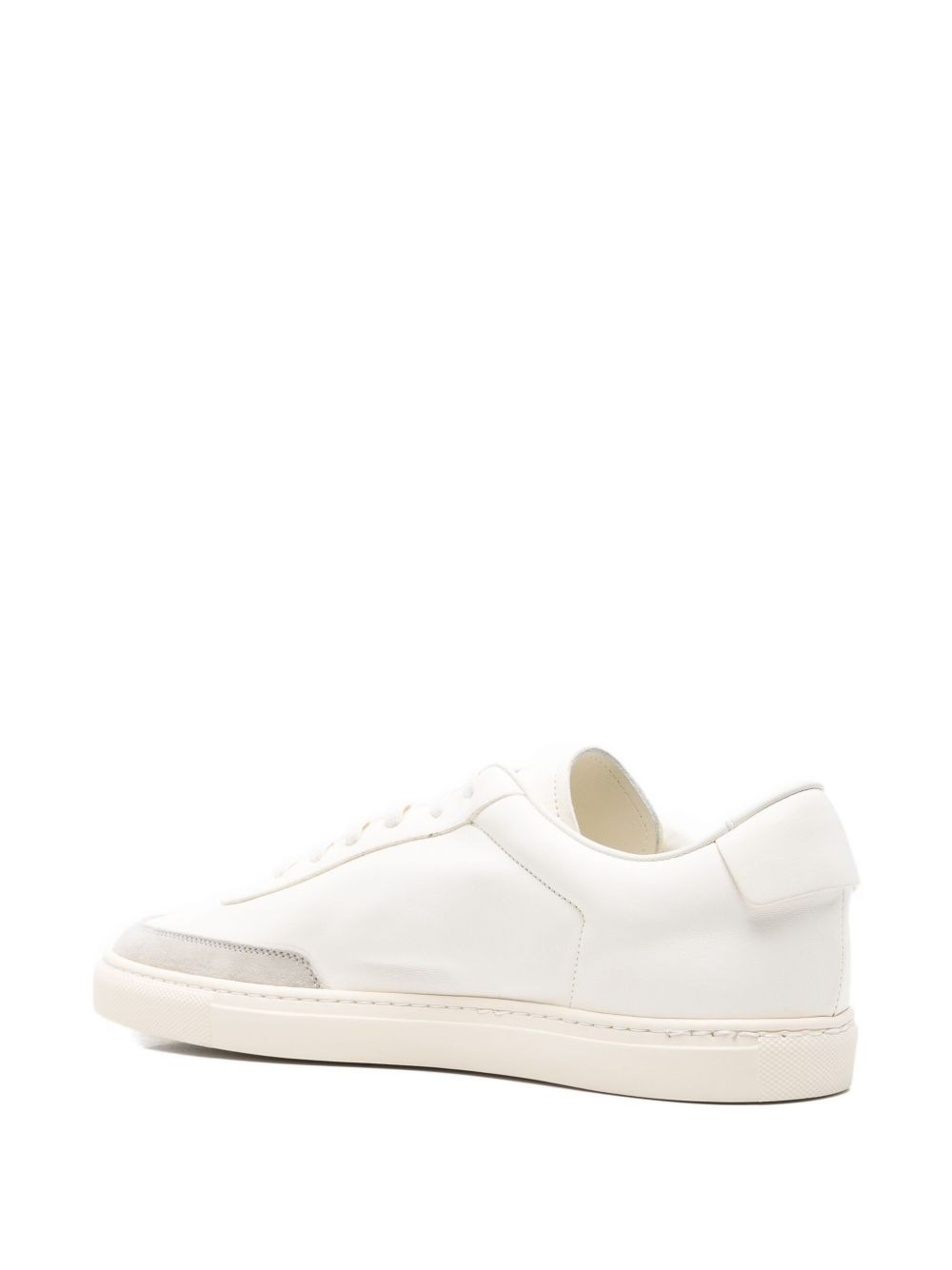 leather panelled low-tops sneakers - 3