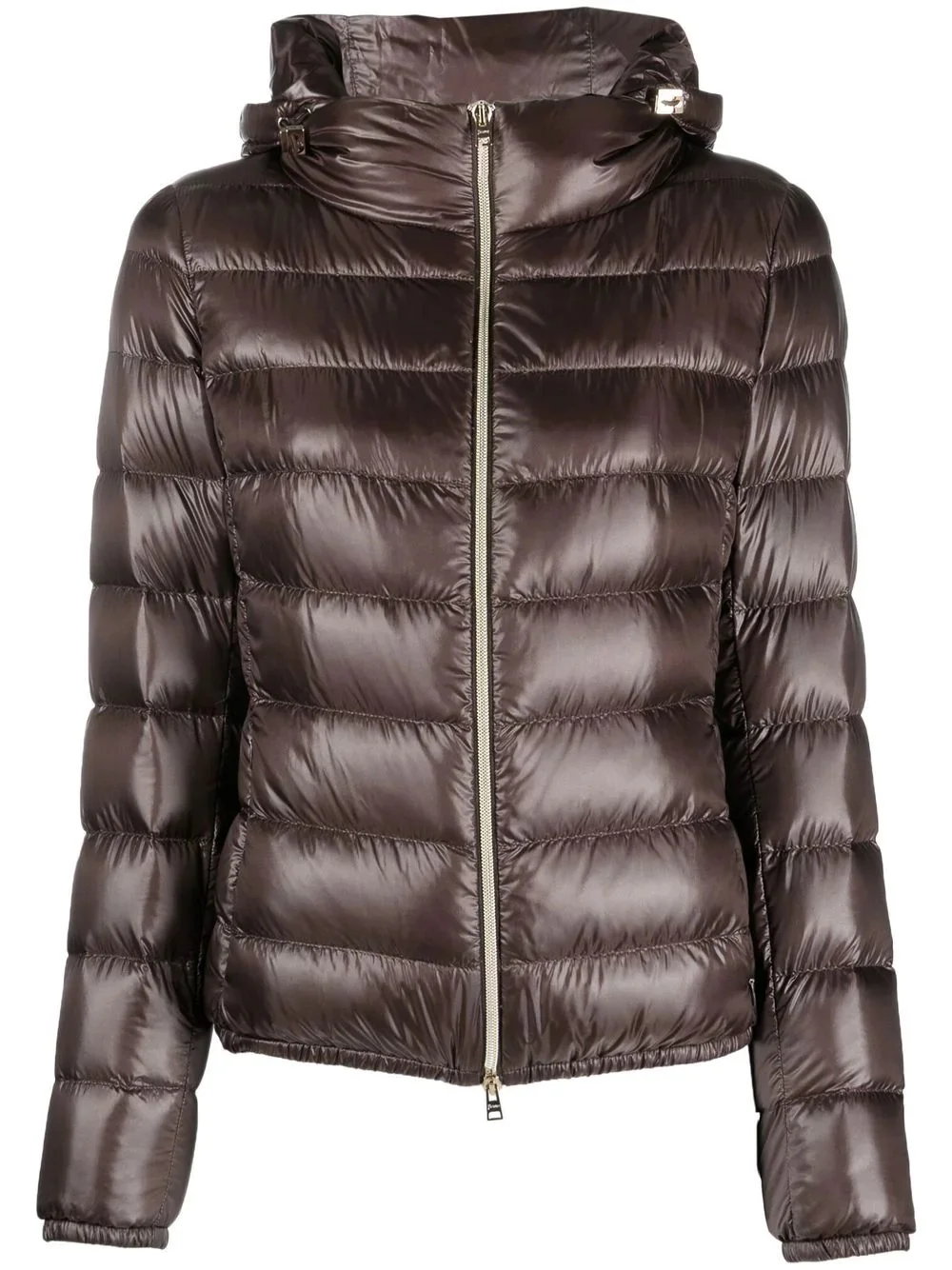 high-shine puffer jacket - 1