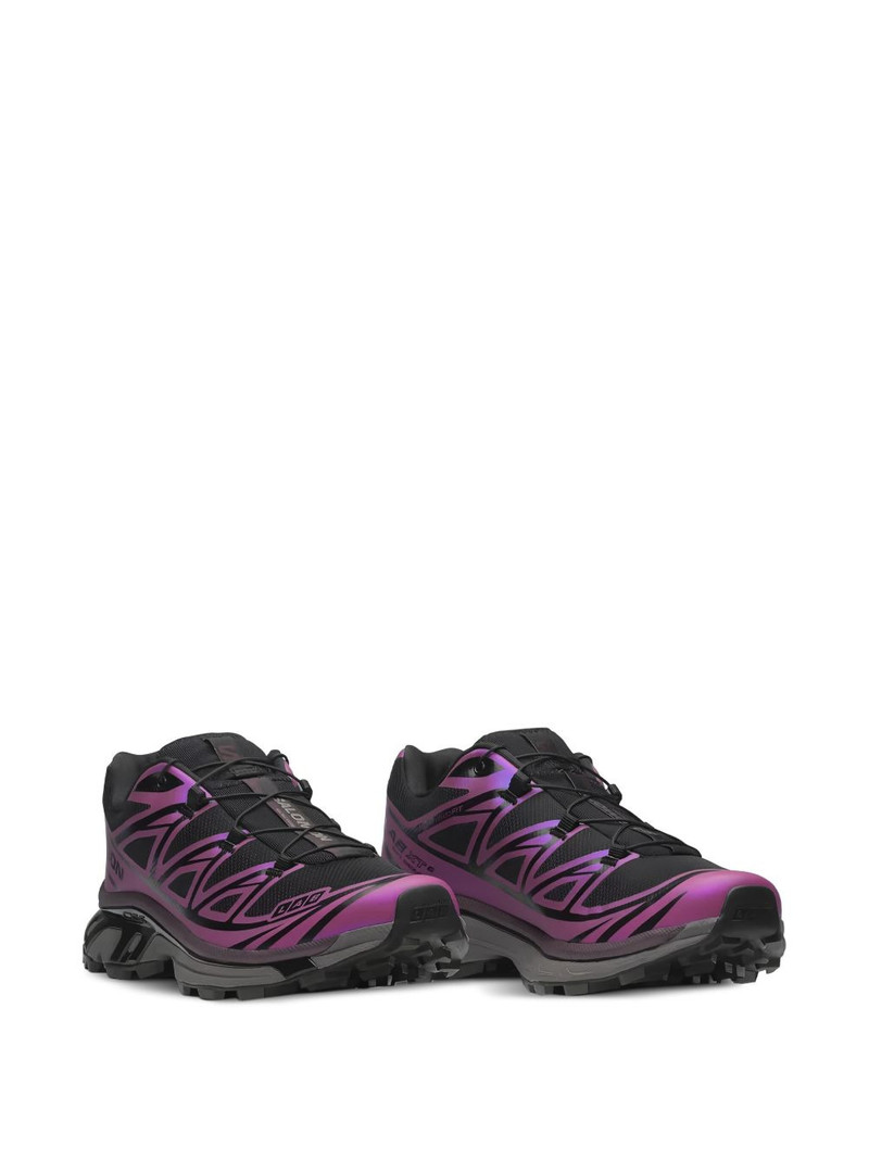 SALOMON XT-6 Iridescent "Black/Plum Perfect" sneakers outlook