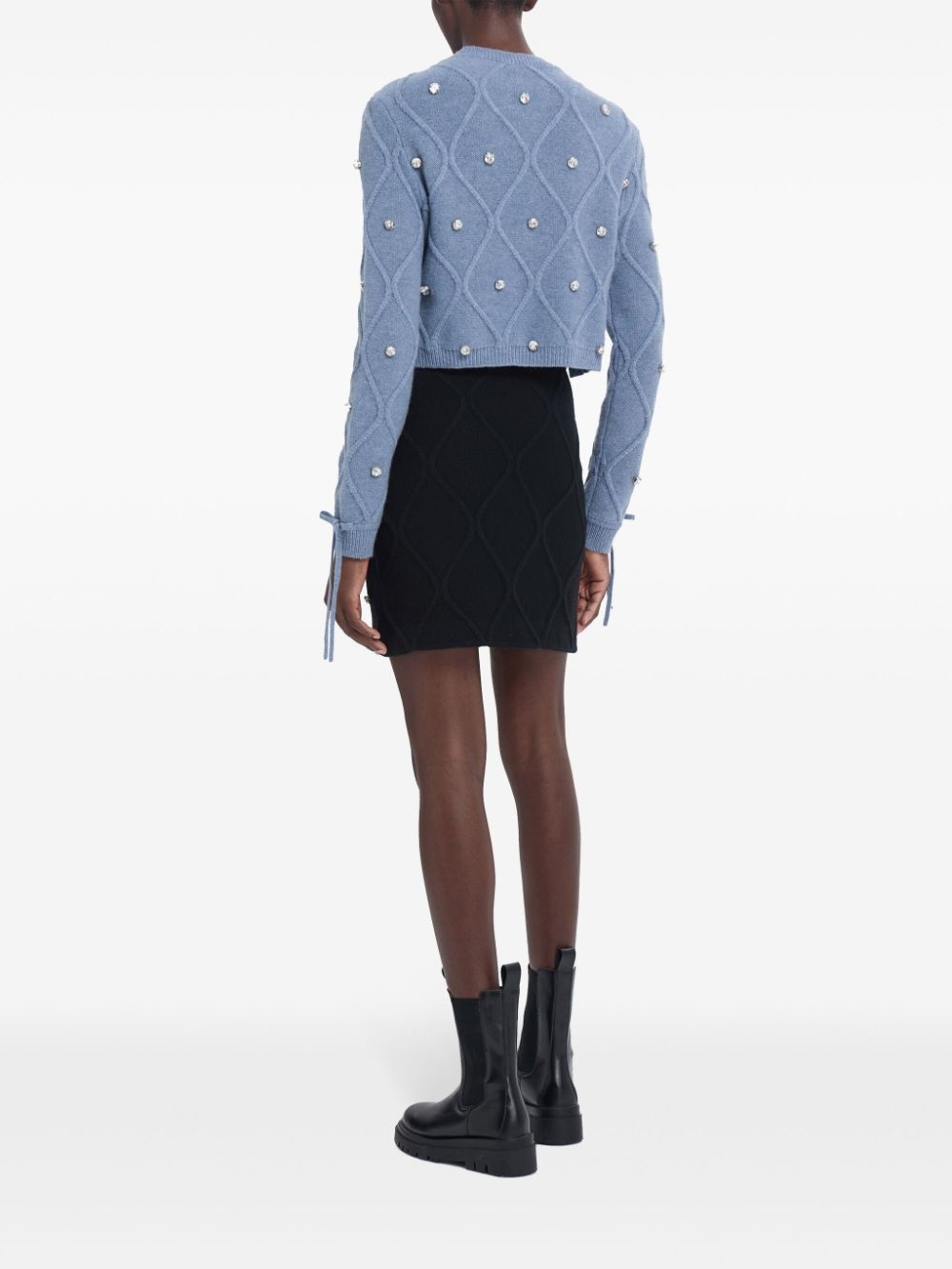 crystal-embellished jumper - 4