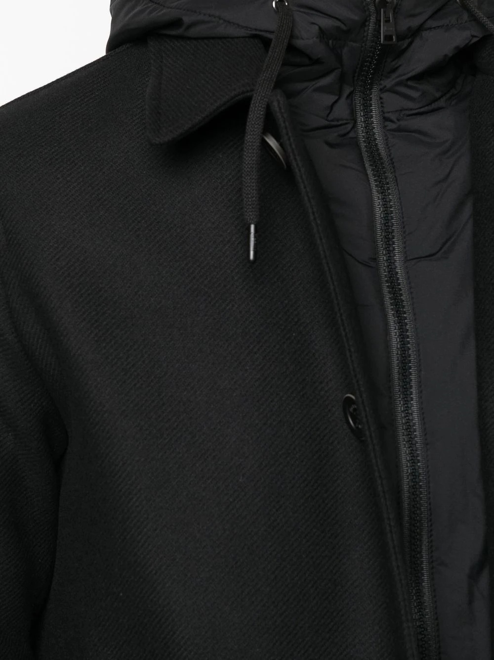 mid-length zip-up coat - 5