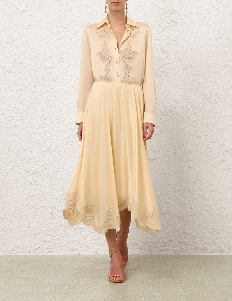 Zimmermann LUNA LACE SKIRT outlook