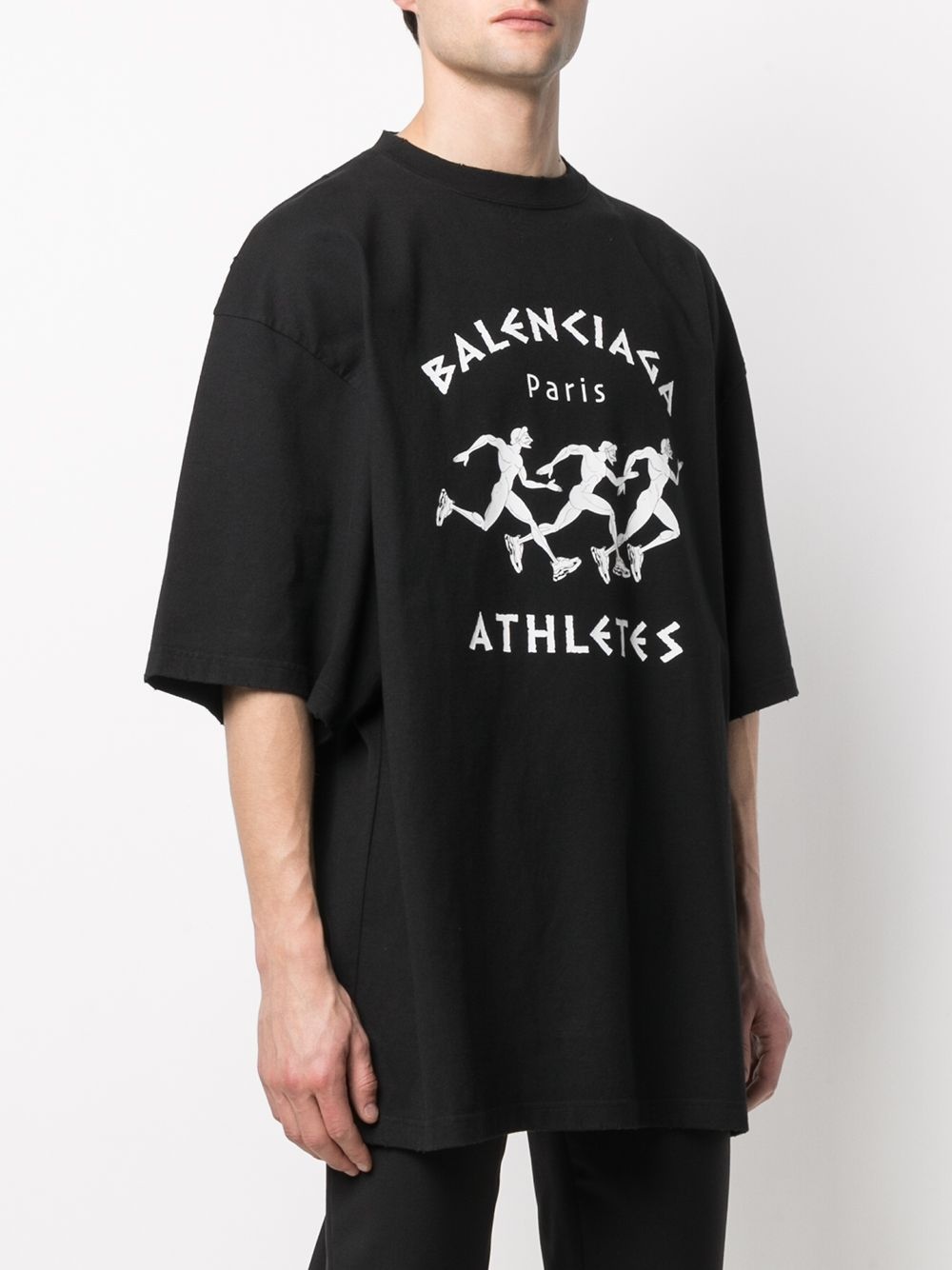 Balenciaga athletes print T-shirt - 3