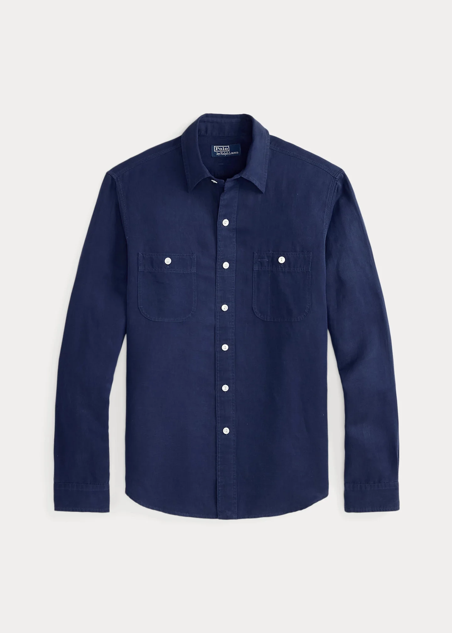 Classic Fit Linen-Silk Workshirt - 1