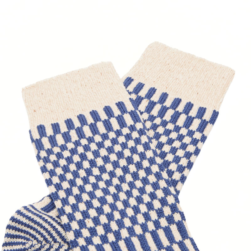 ROTOTO® RoToTo Checkerboard Pattern Sock outlook