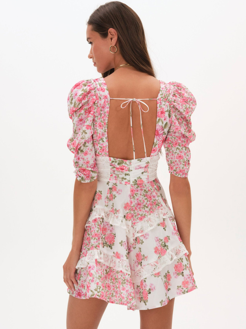 For Love & Lemons Rosalyn Mini Dress outlook