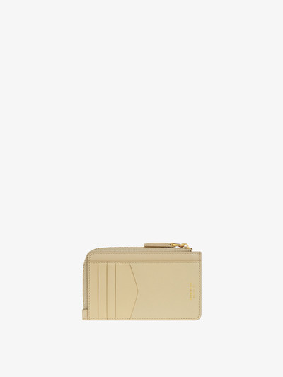 Givenchy G-CUT ZIPPED CARDHOLDER IN 4G LEATHER outlook