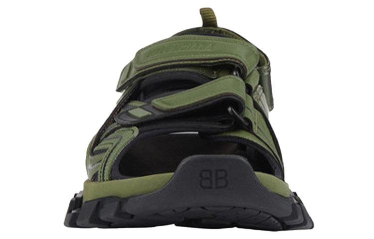 Balenciaga Track Sandal 'Khaki Black' 617542W2FH12311 - 4