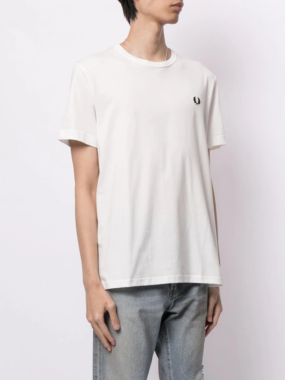 logo-embroidered T-shirt - 3