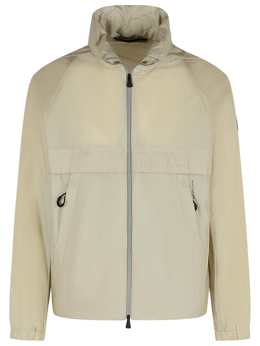 Moncler Grenoble 'Negara' Cream Nylon Jacket - 1