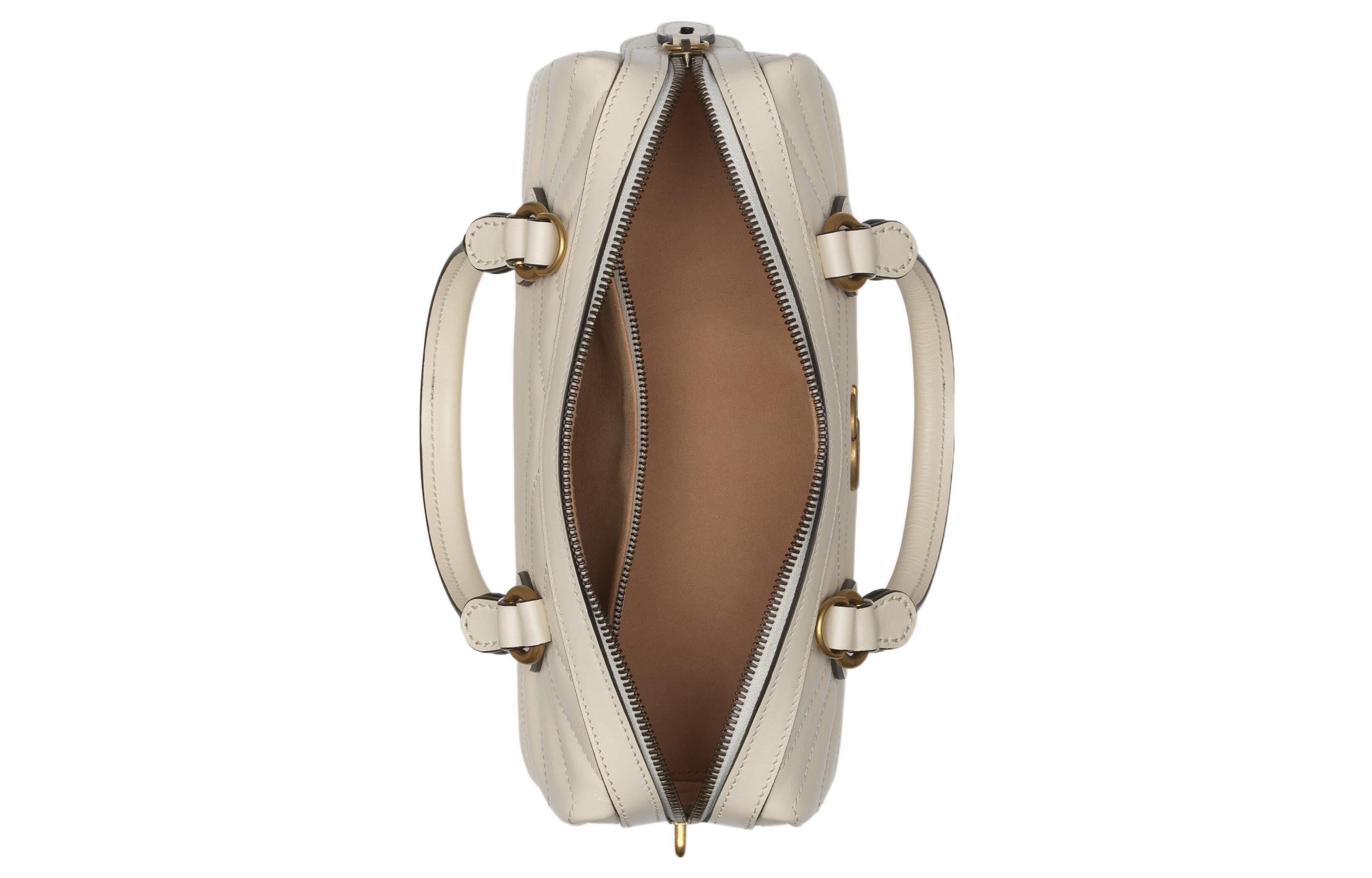 (WMNS) Gucci GG Marmont Small Top Handle Bag 'White' 746319-AABZB-9022 - 6