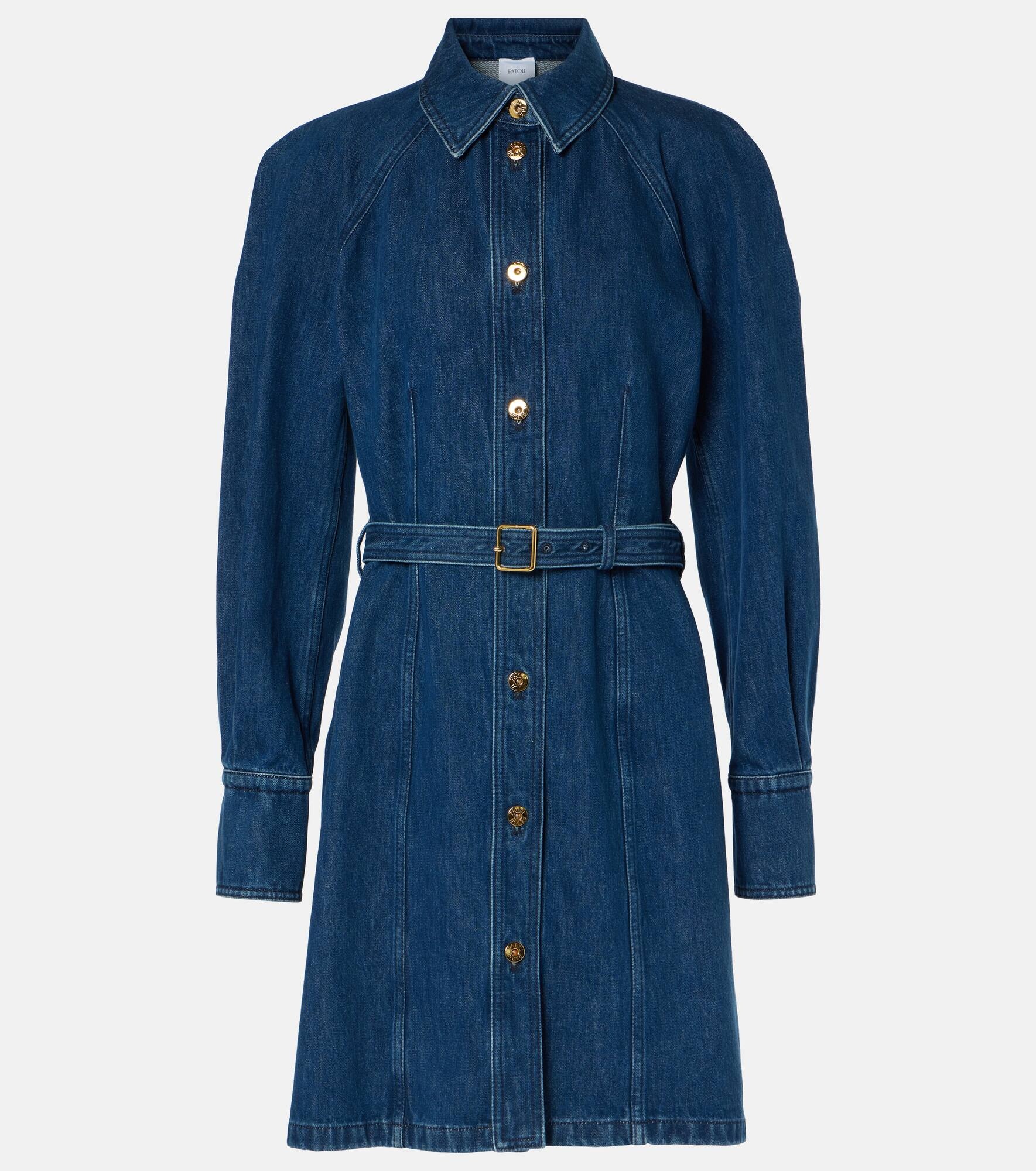 Denim shirt dress - 1