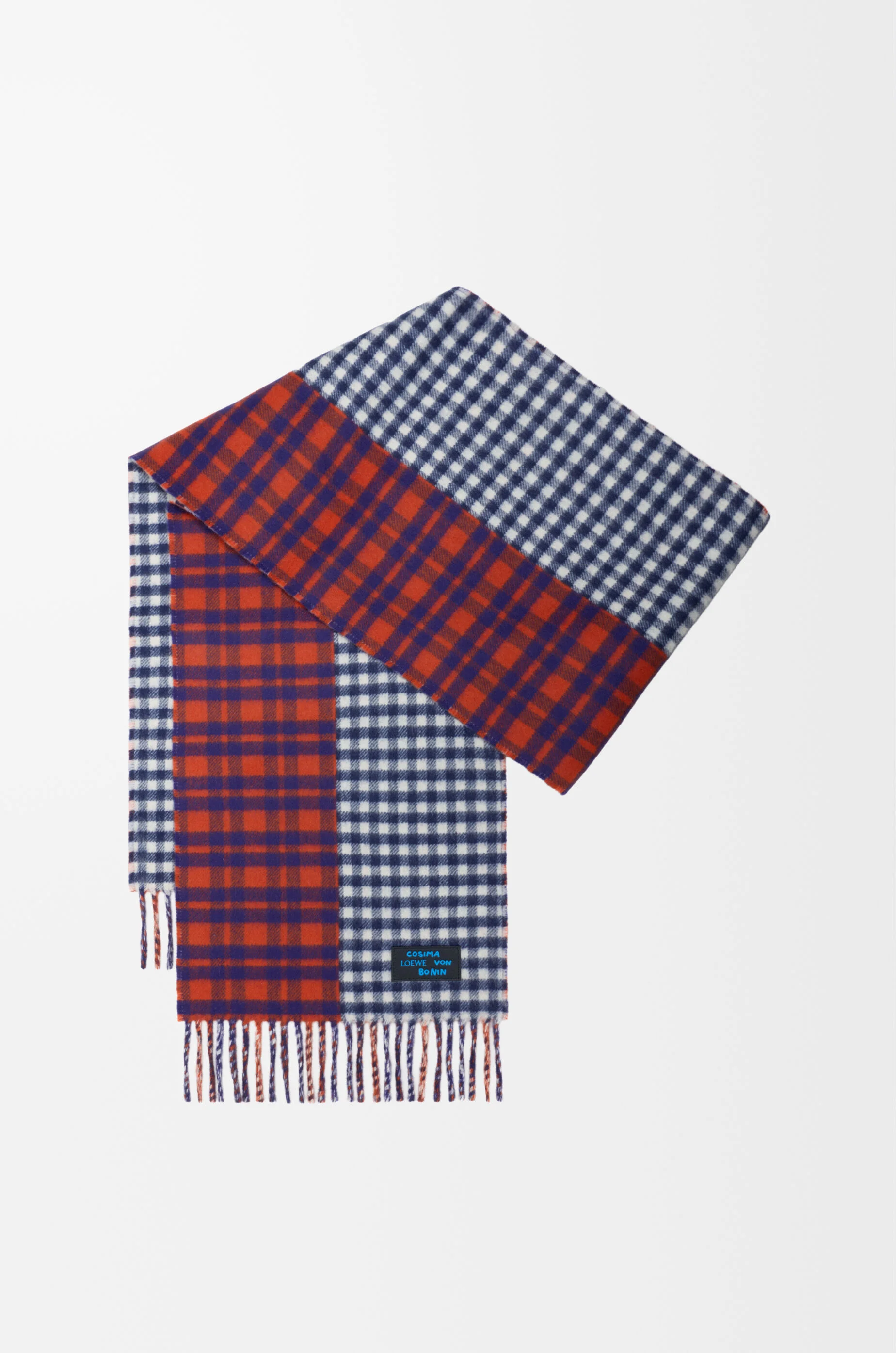 Scarf in wool and cashmere blend - 1
