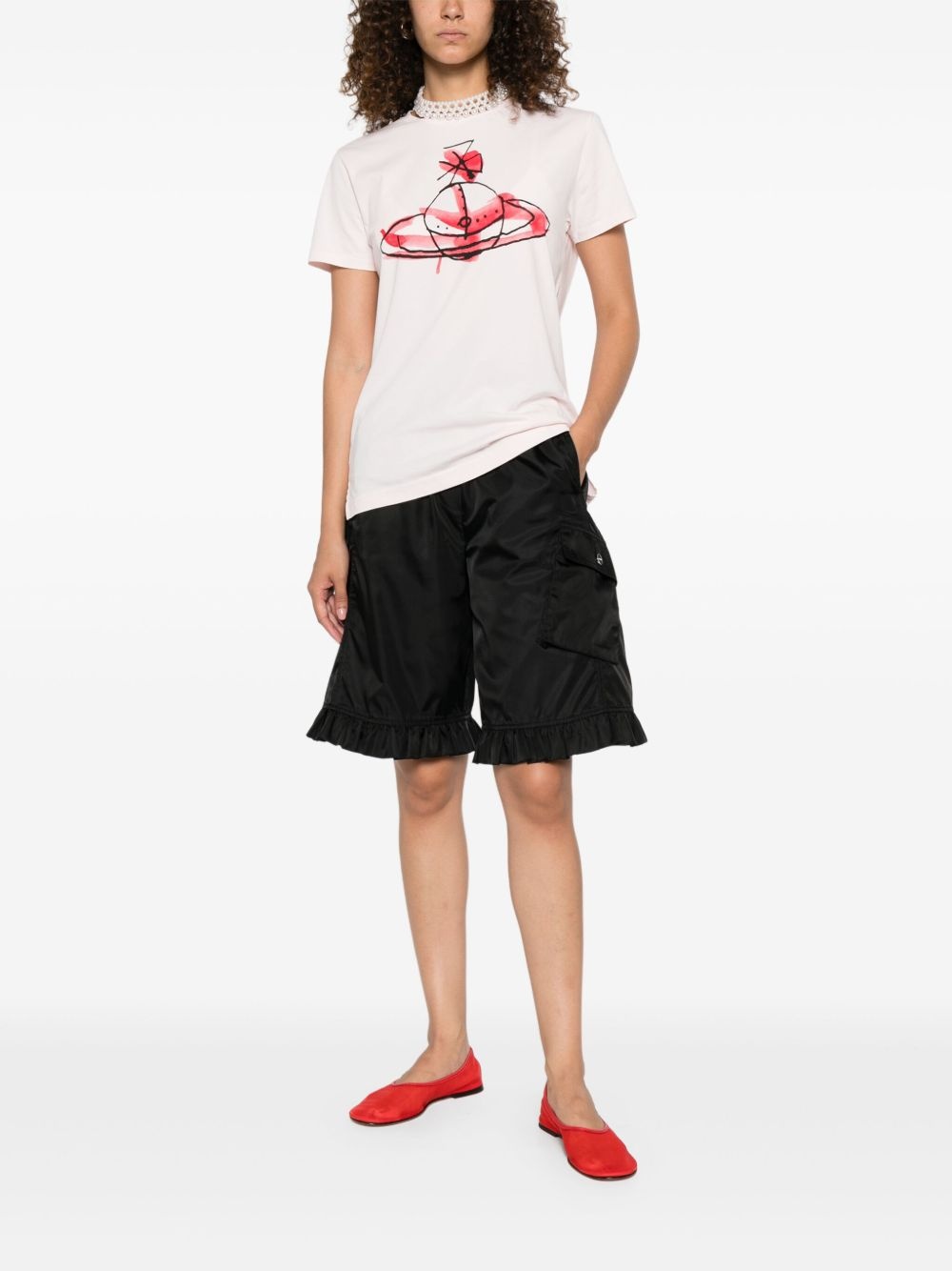 orb-print T-shirt - 3
