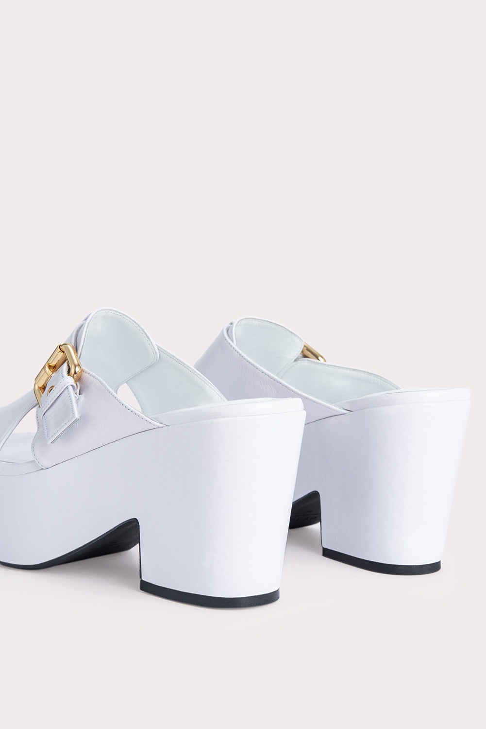 Lenka White Gloss Leather - 4