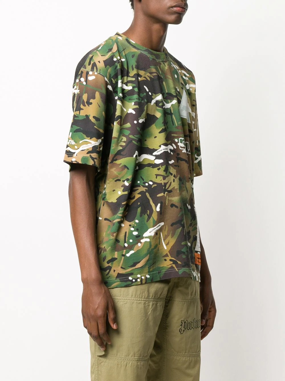 camouflage print T-shirt - 3