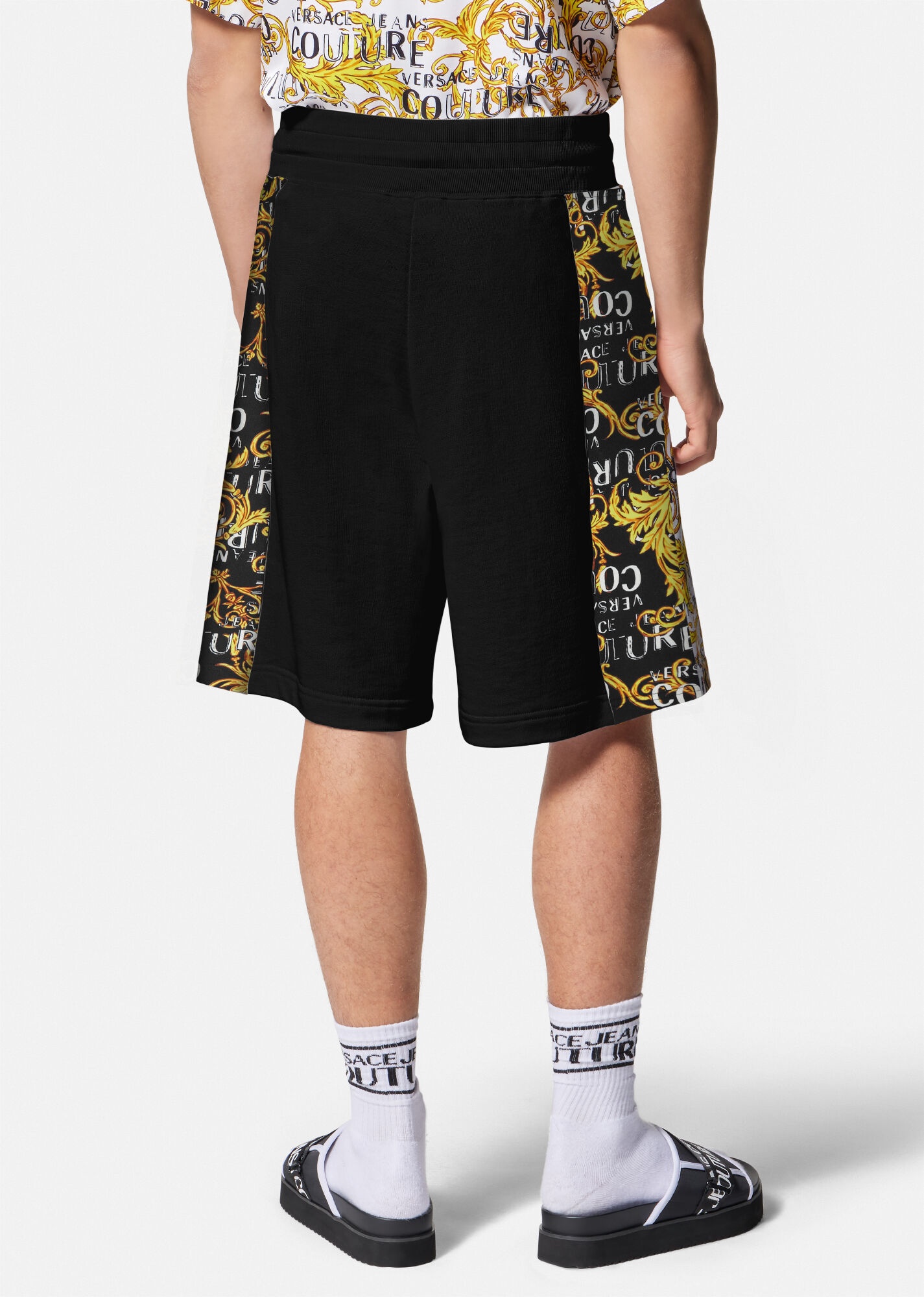 Logo Couture Sweat Shorts - 4