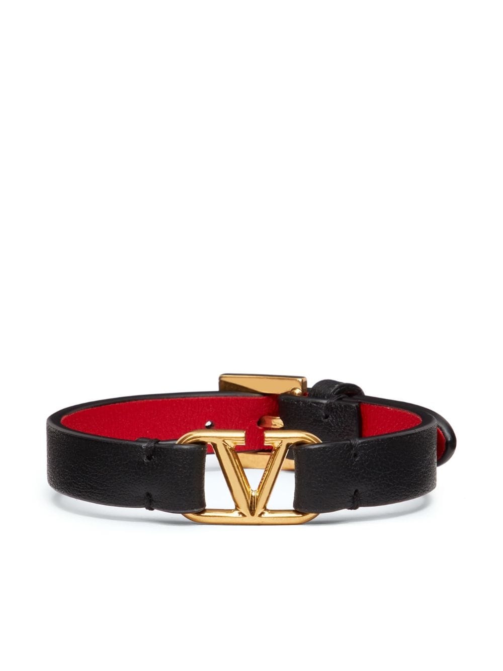 Vlogo signature leather bracelet - 1