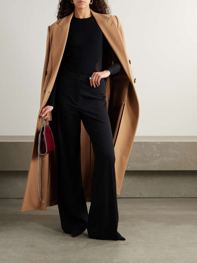 Stella McCartney Miracle stretch-knit and cotton-blend bodysuit Black outlook